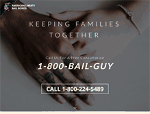 Tablet Screenshot of americanlibertybailbonds.com